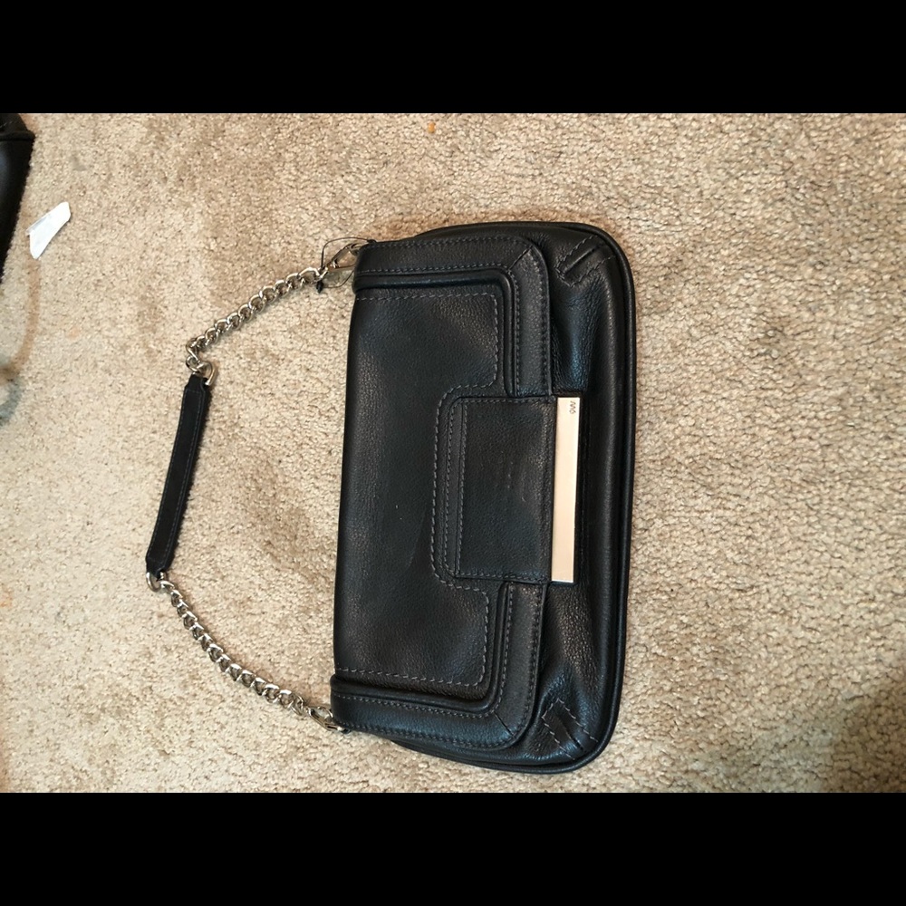 Small leather shoulder bag